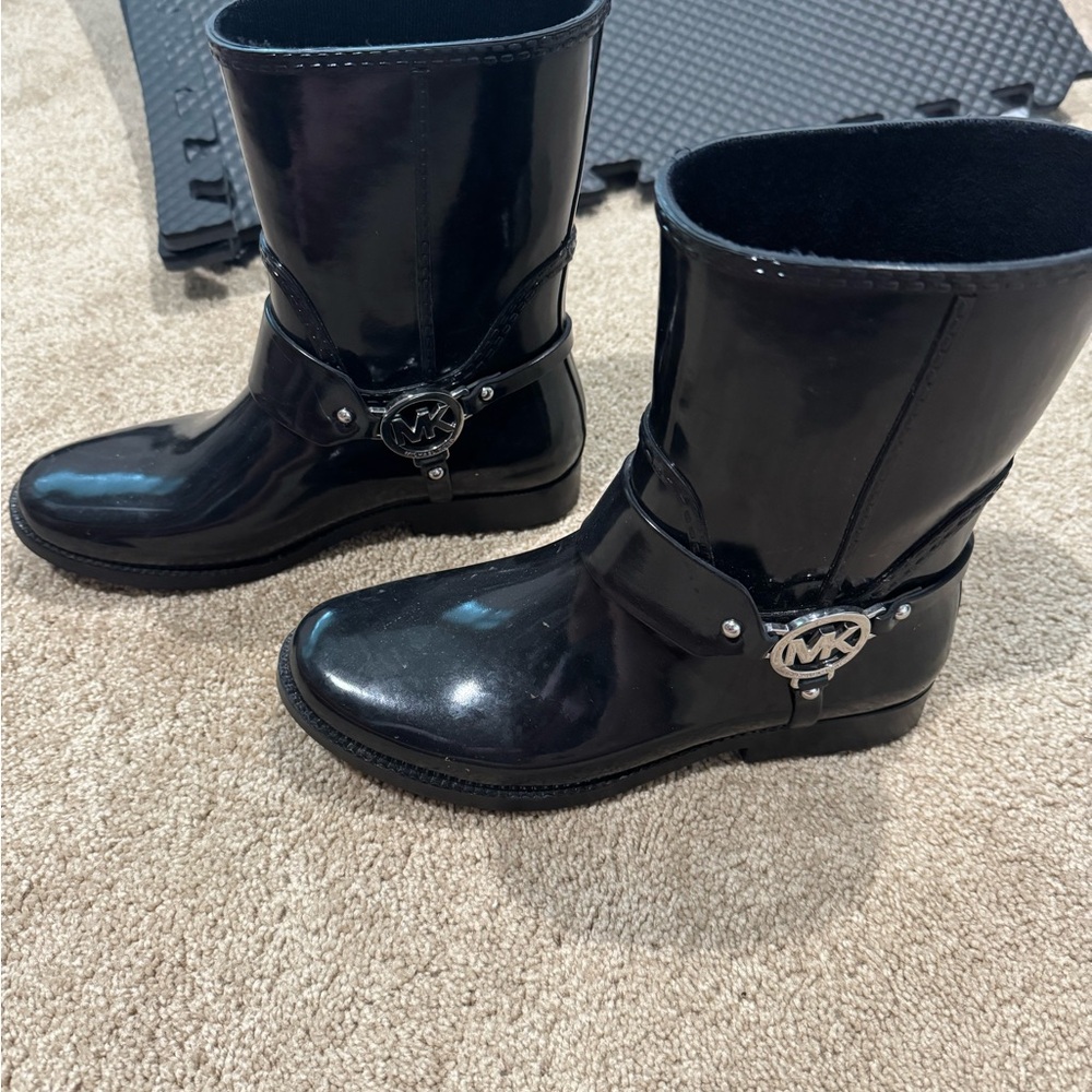 Michael Kors Black Winter Rain Boots